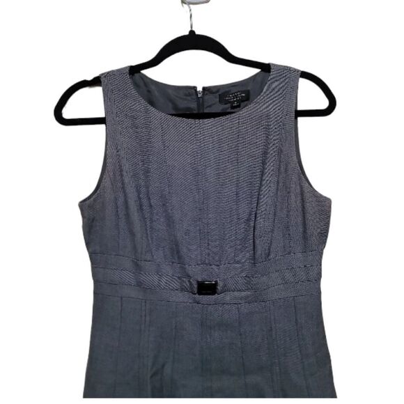 TAHARI Arthur S. Levine Gray Seeveless Sheath Dress Women’s Sz 4 - Picture 3 of 8